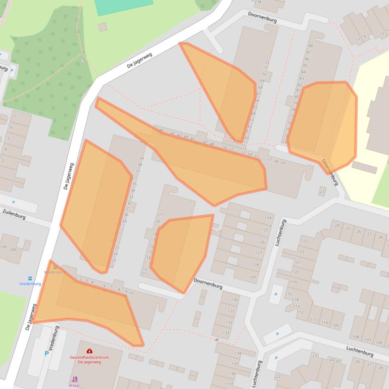 Kaart van postcodegebied 3328AD.