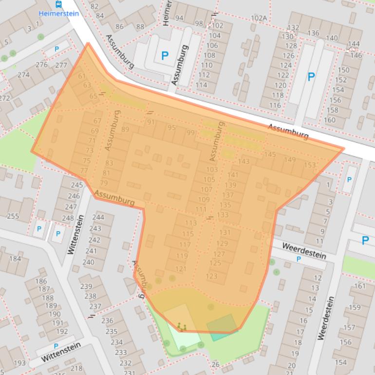 Kaart van postcodegebied 3328BD.