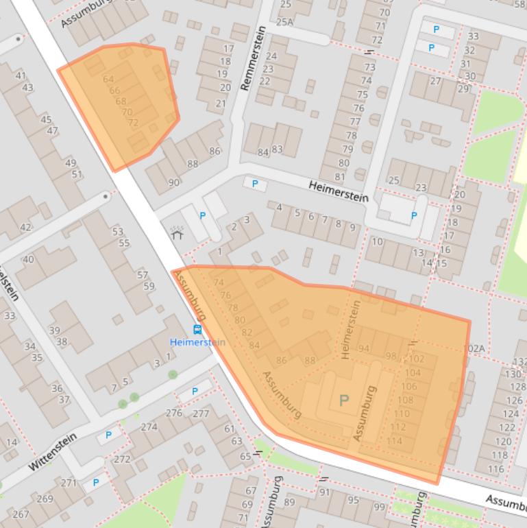 Kaart van postcodegebied 3328BG.