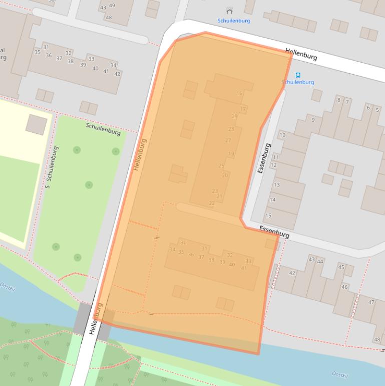 Kaart van postcodegebied 3328CB.