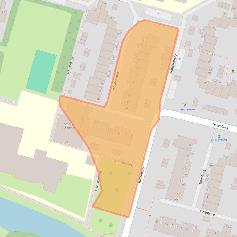 Kaart van postcodegebied 3328CJ.