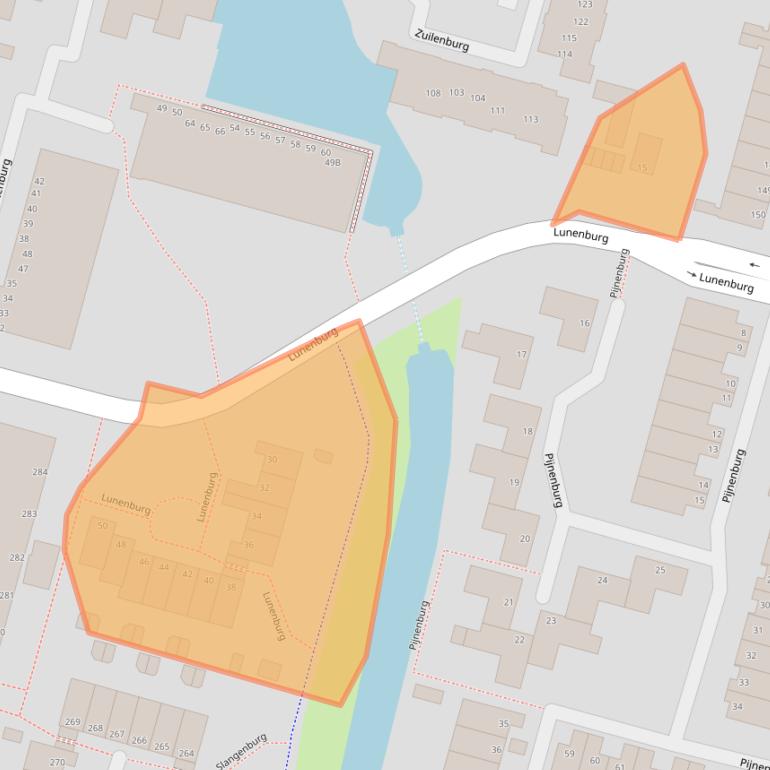 Kaart van postcodegebied 3328DM.