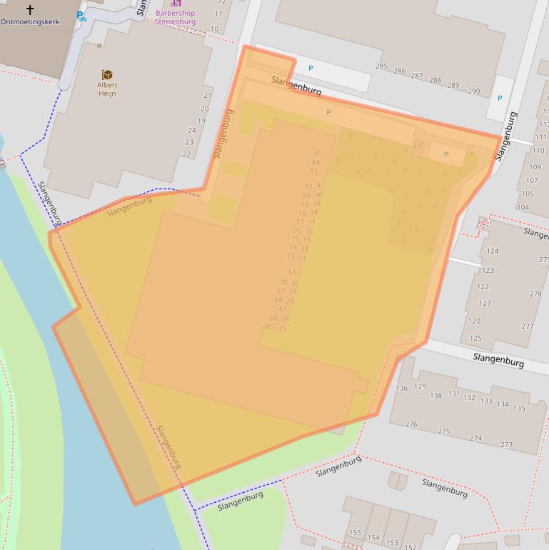 Kaart van postcodegebied 3328DP.