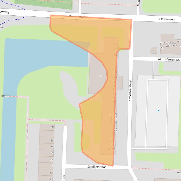 Kaart van postcodegebied 3328GB.