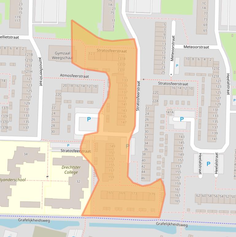 Kaart van postcodegebied 3328GP.