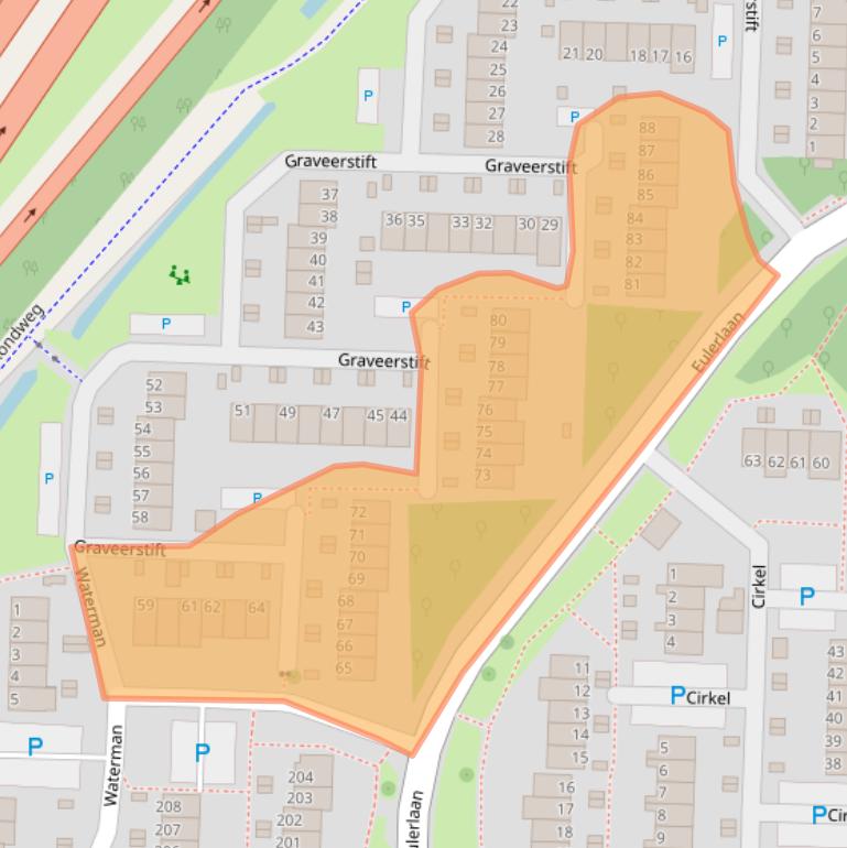 Kaart van postcodegebied 3328KM.