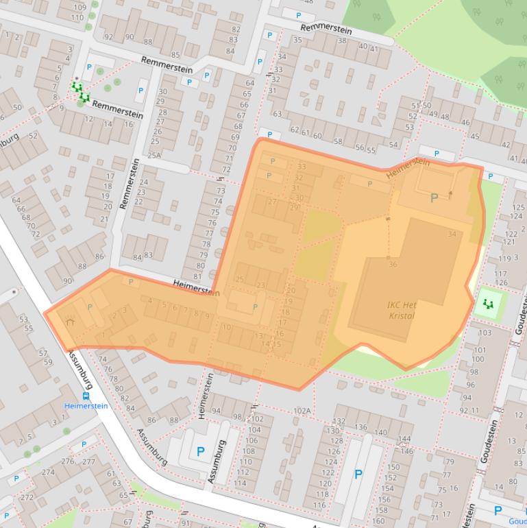 Kaart van postcodegebied 3328ME.