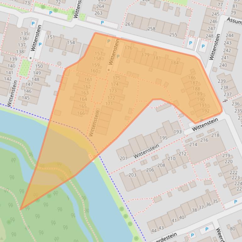 Kaart van postcodegebied 3328MV.