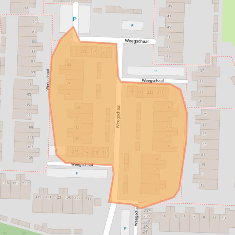 Kaart van postcodegebied 3328PD.