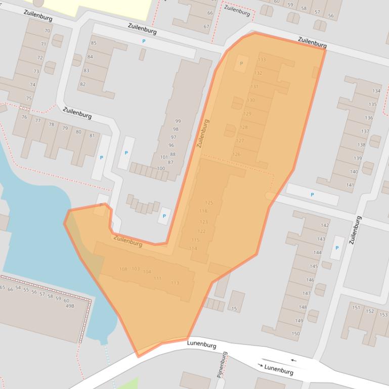 Kaart van postcodegebied 3328VD.