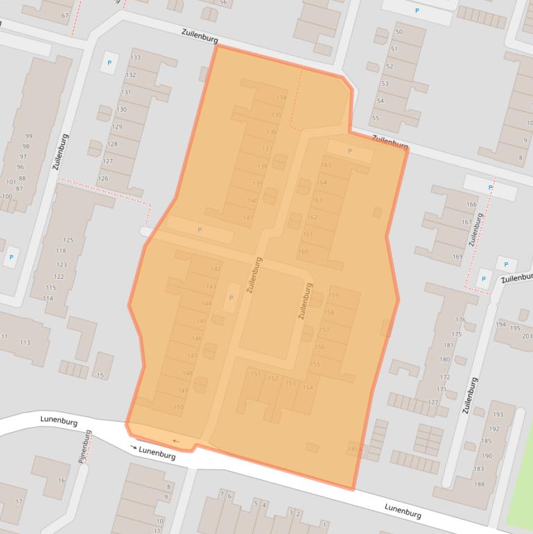 Kaart van postcodegebied 3328VE.