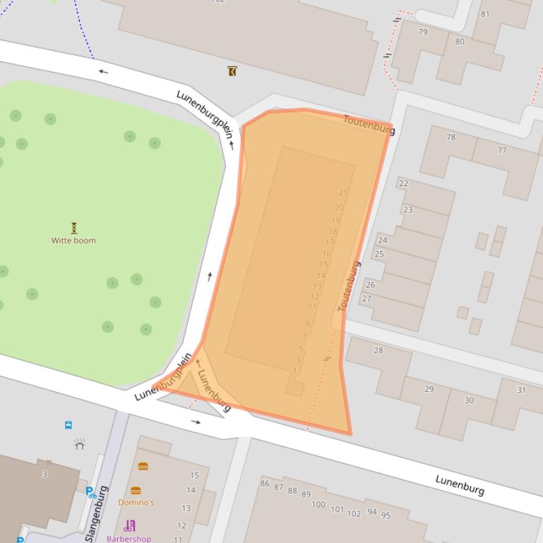 Kaart van postcodegebied 3328WH.