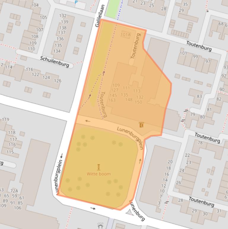 Kaart van postcodegebied 3328WN.