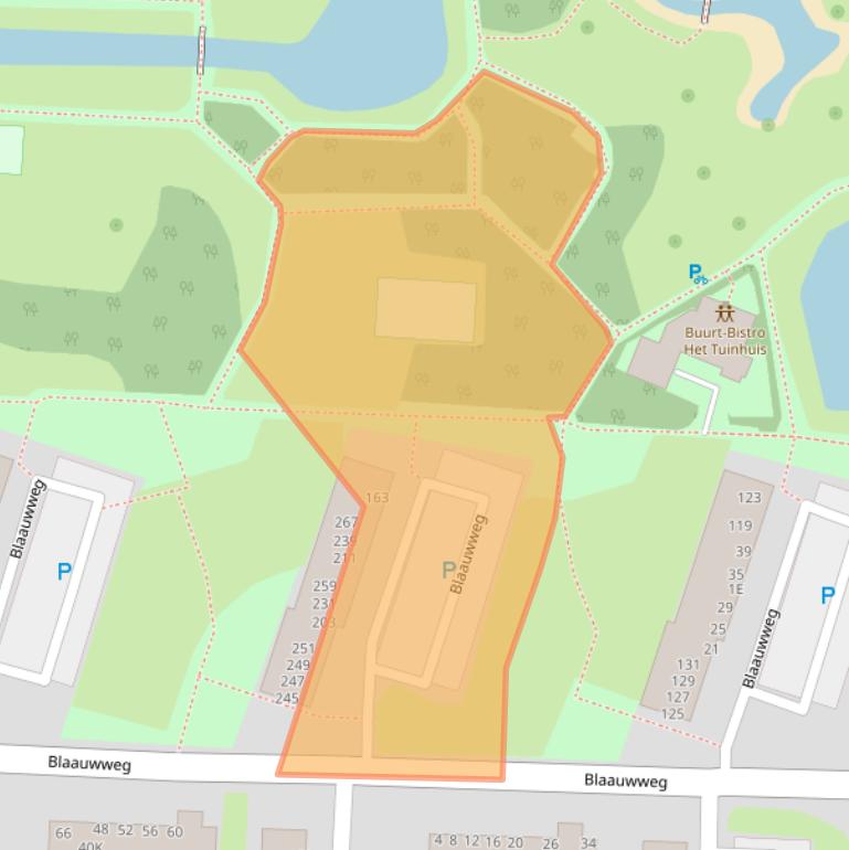 Kaart van postcodegebied 3328XD.