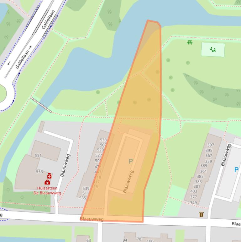 Kaart van postcodegebied 3328XL.