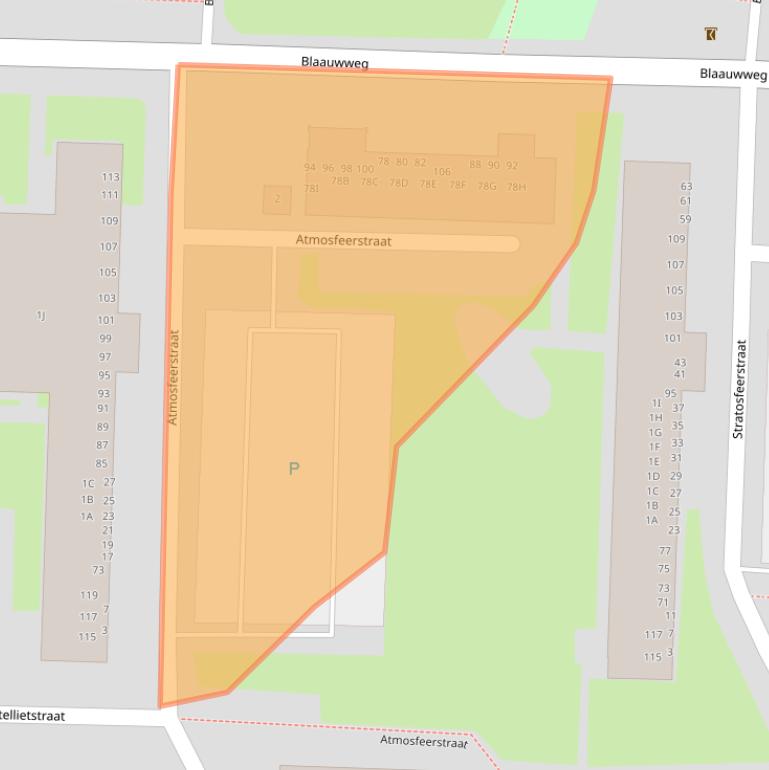 Kaart van postcodegebied 3328XS.