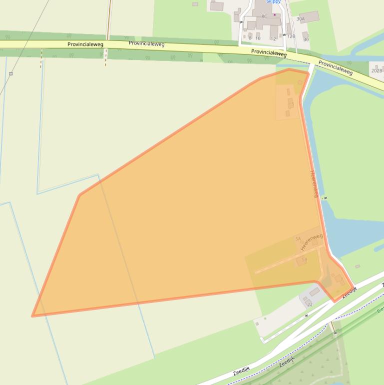 Kaart van postcodegebied 3329KD.