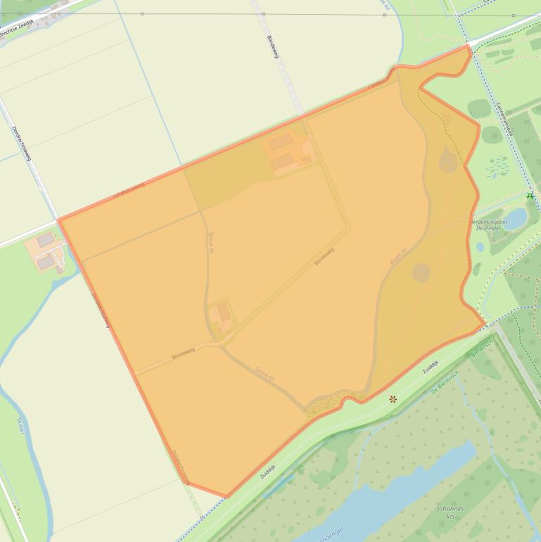 Kaart van postcodegebied 3329LM.