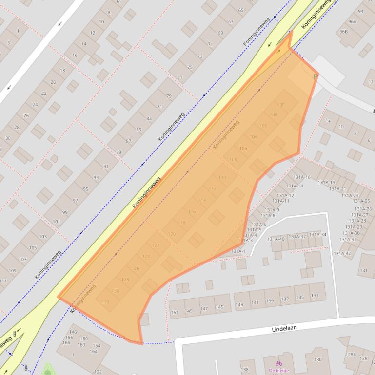 Kaart van postcodegebied 3331CH.