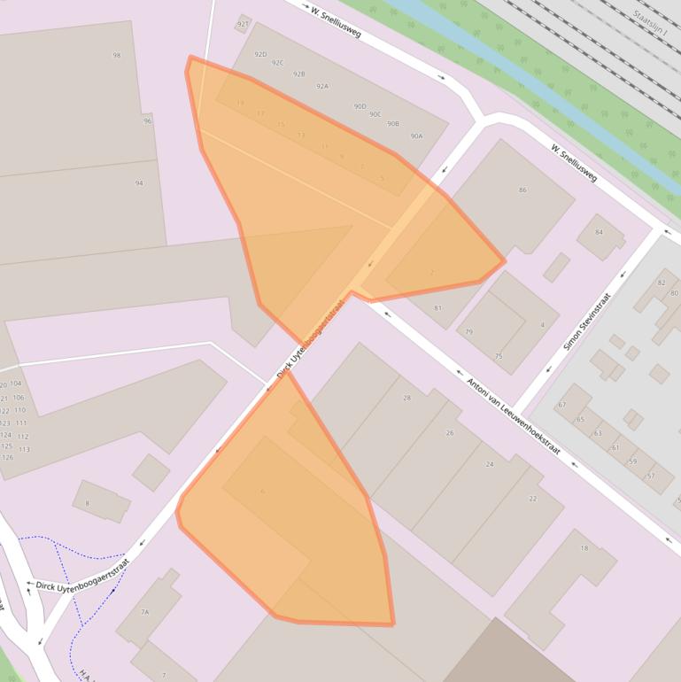 Kaart van postcodegebied 3331ES.