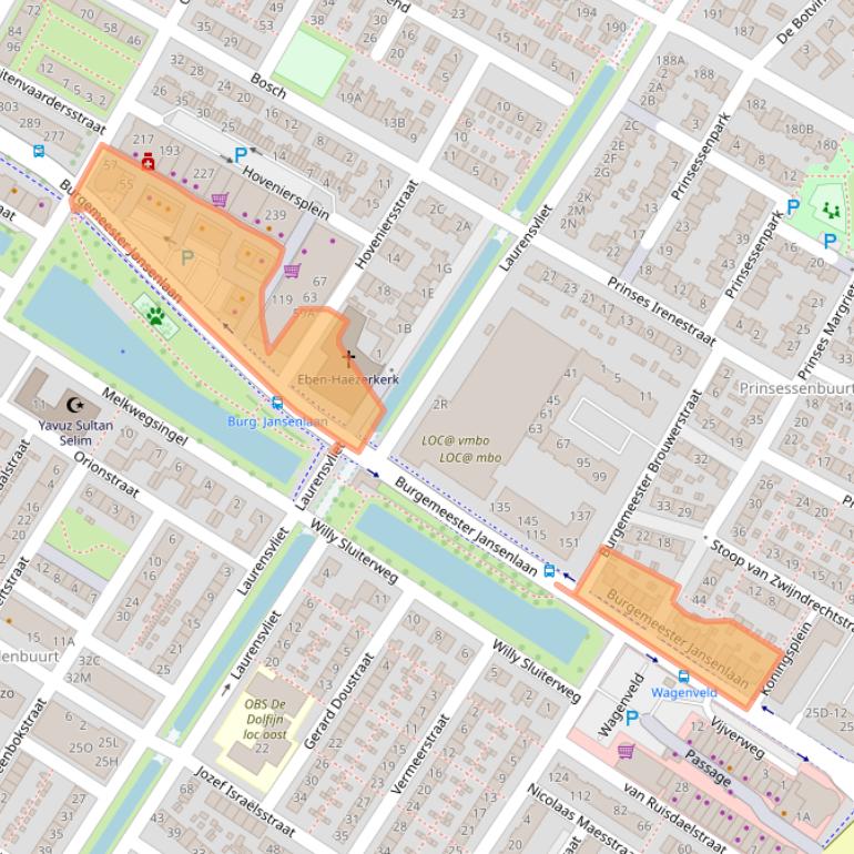 Kaart van postcodegebied 3331HD.