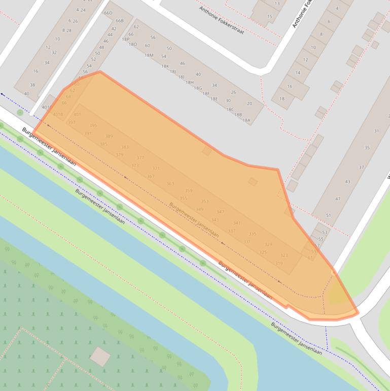 Kaart van postcodegebied 3331HK.