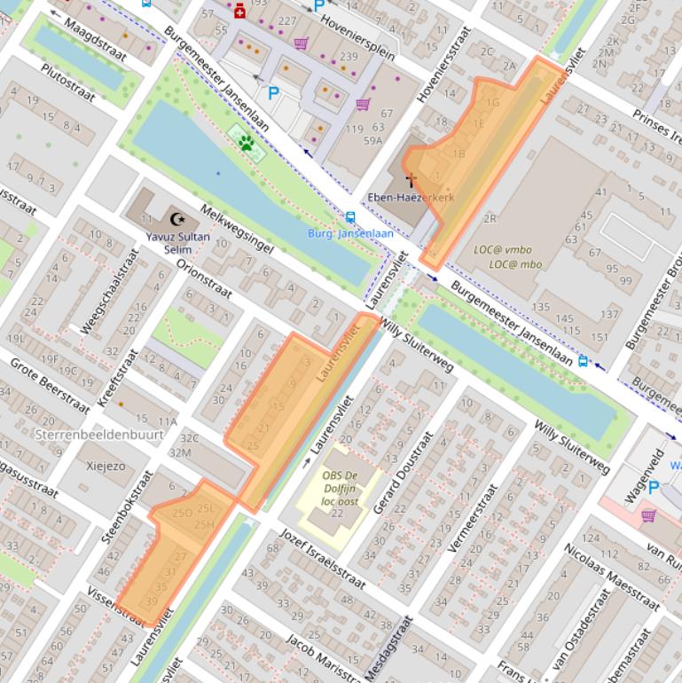 Kaart van postcodegebied 3331HT.