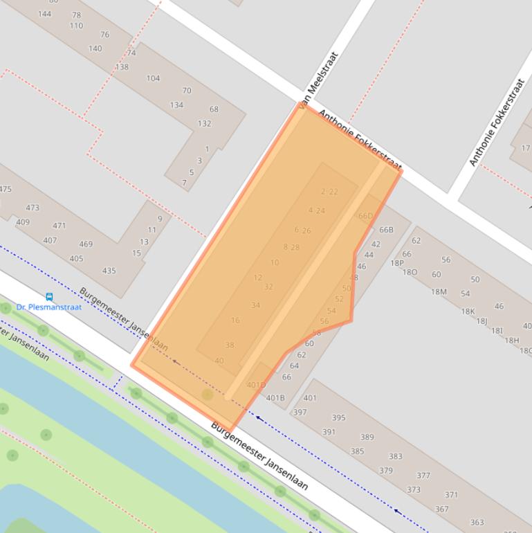 Kaart van postcodegebied 3331KR.