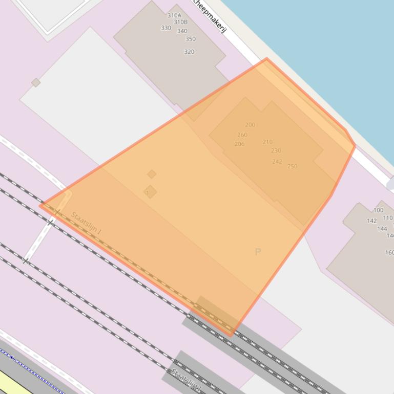 Kaart van postcodegebied 3331MB.