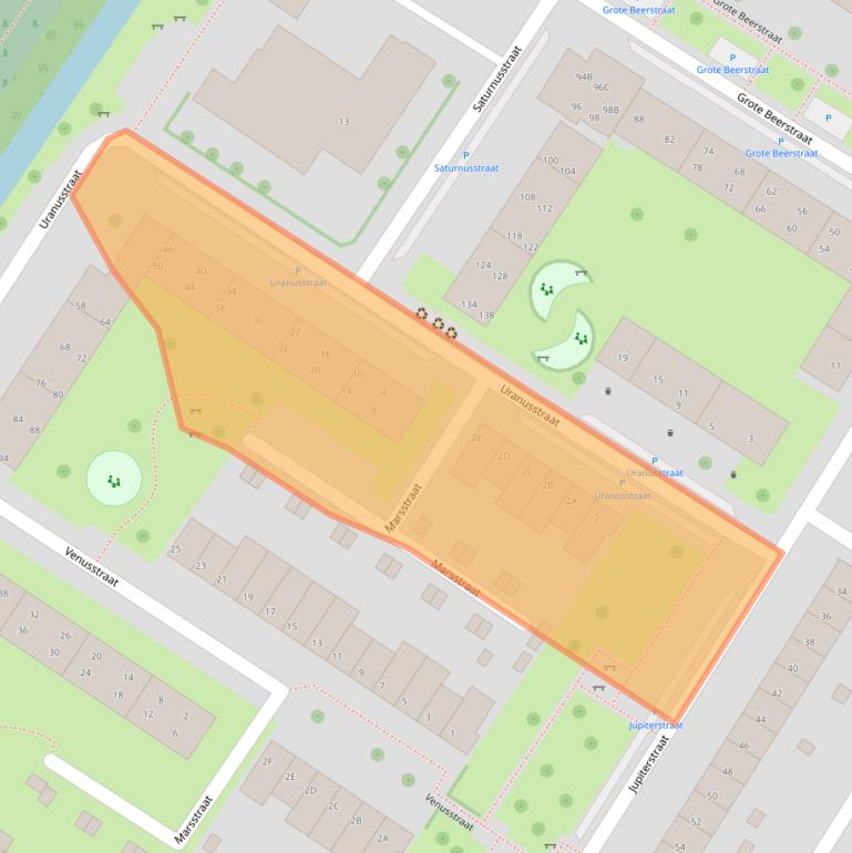 Kaart van postcodegebied 3331ST.