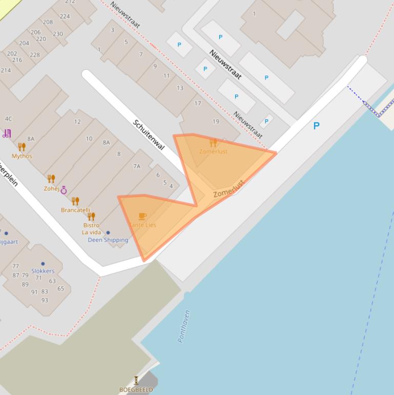 Kaart van postcodegebied 3332BX.