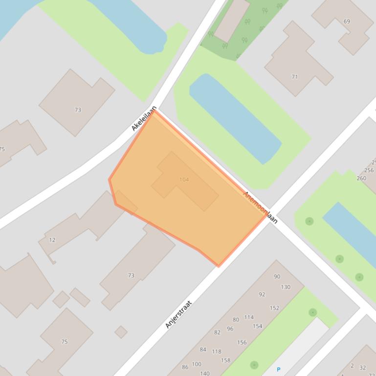 Kaart van postcodegebied 3333GB.