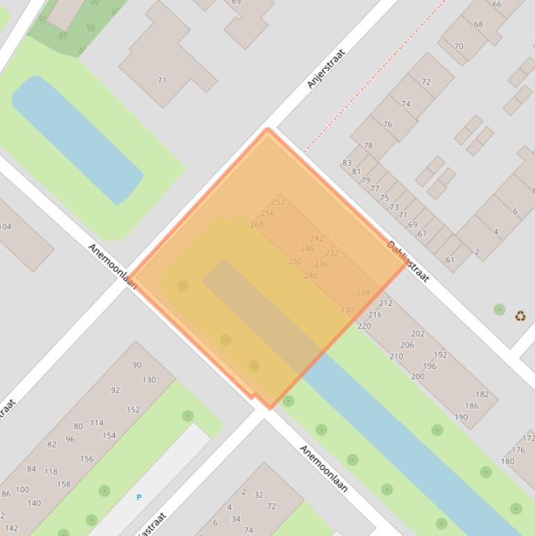 Kaart van postcodegebied 3333GN.