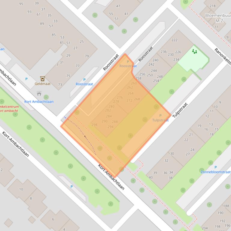 Kaart van postcodegebied 3333SR.