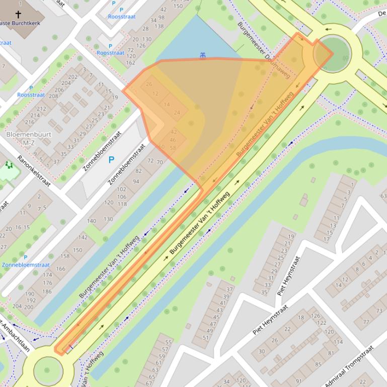 Kaart van postcodegebied 3333SW.