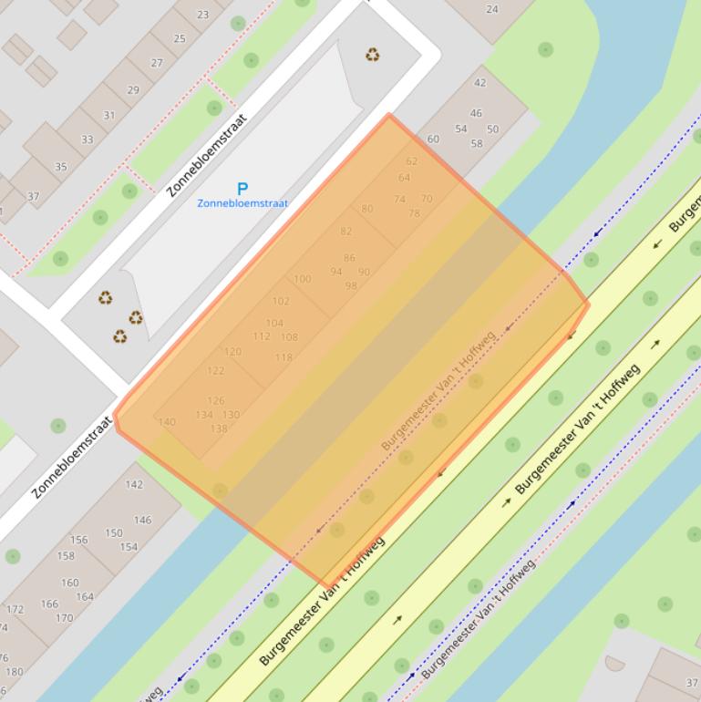 Kaart van postcodegebied 3333SX.