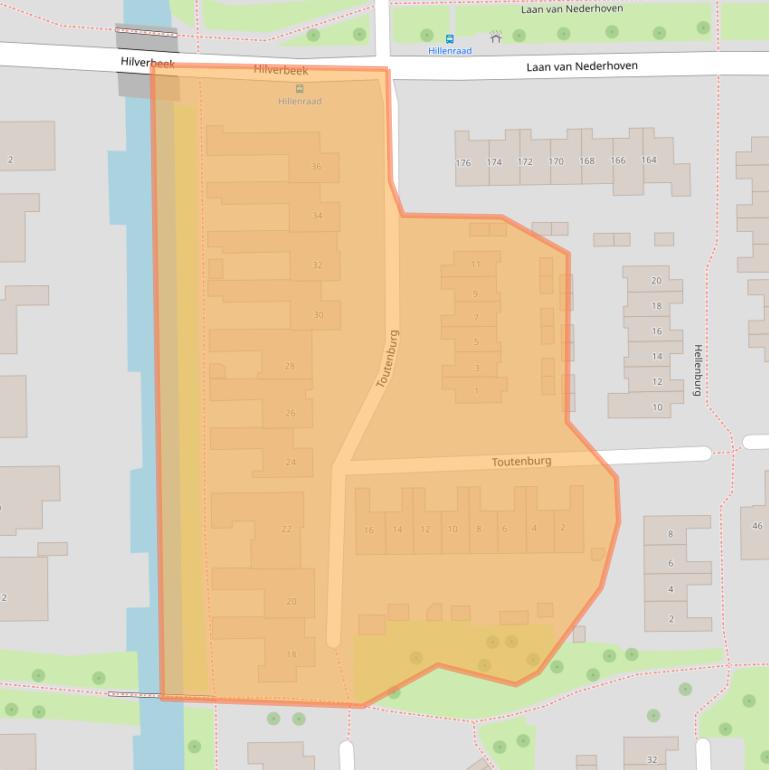 Kaart van postcodegebied 3334ET.