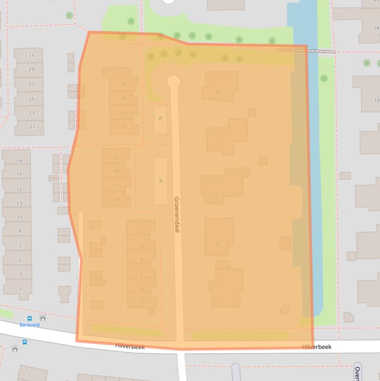 Kaart van postcodegebied 3334GD.