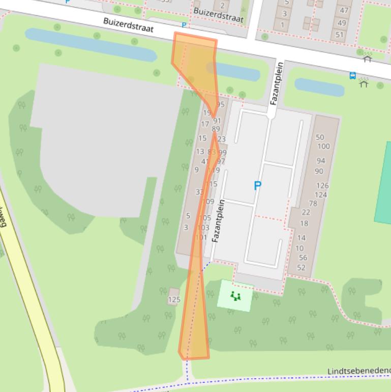 Kaart van postcodegebied 3334SG.