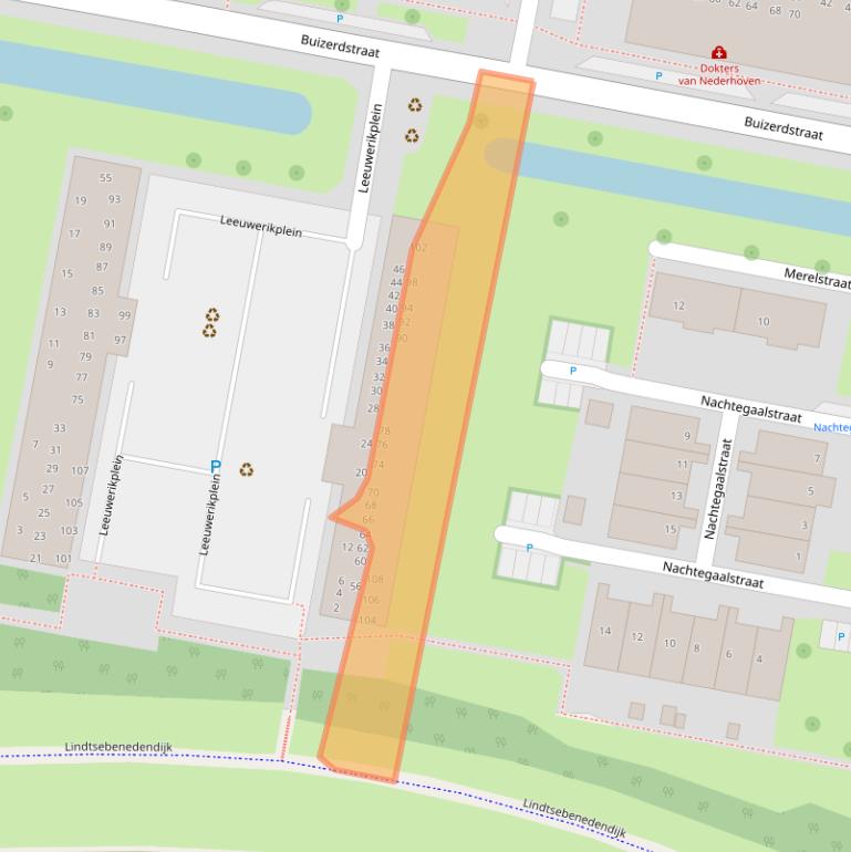 Kaart van postcodegebied 3334ST.