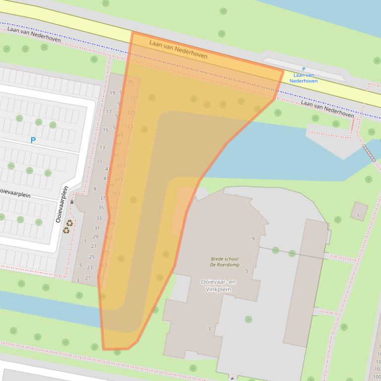 Kaart van postcodegebied 3334VB.