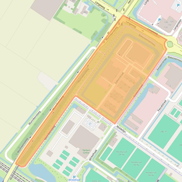 Kaart van postcodegebied 3335LR.