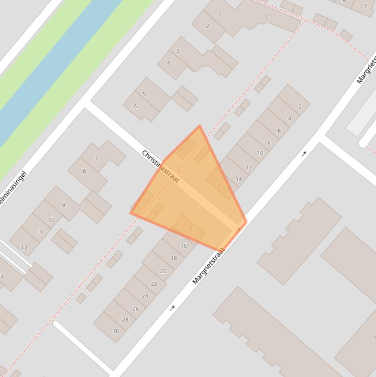 Kaart van postcodegebied 3341ER.