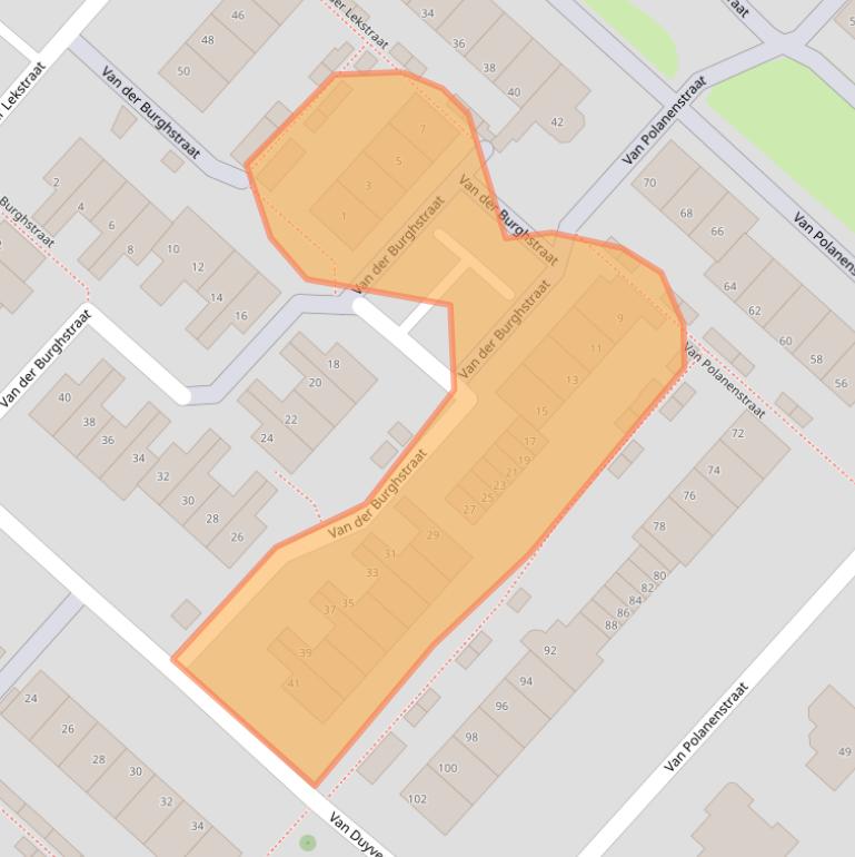 Kaart van postcodegebied 3341GS.