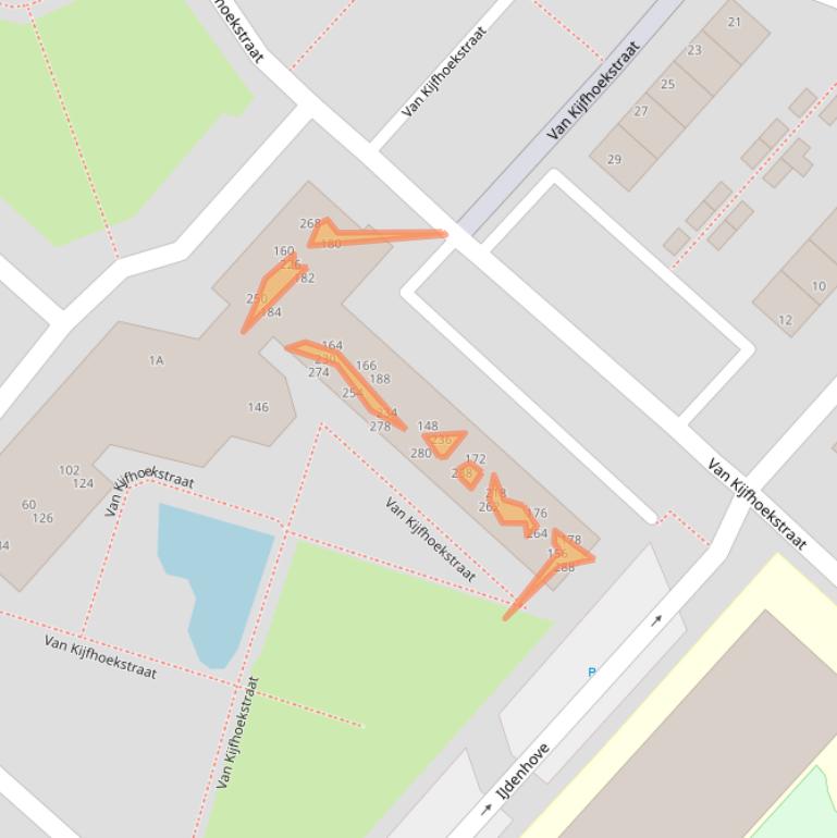 Kaart van postcodegebied 3341SR.