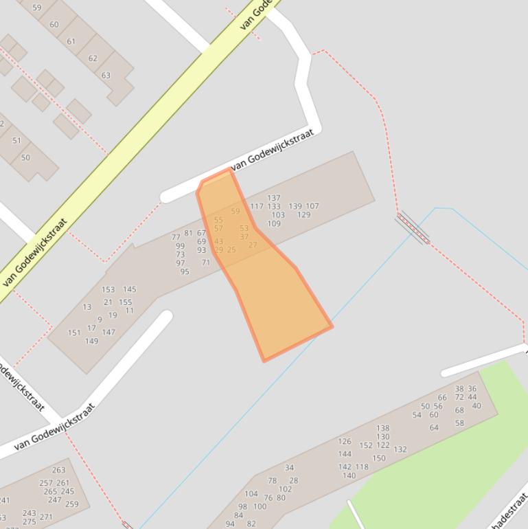 Kaart van postcodegebied 3341VE.