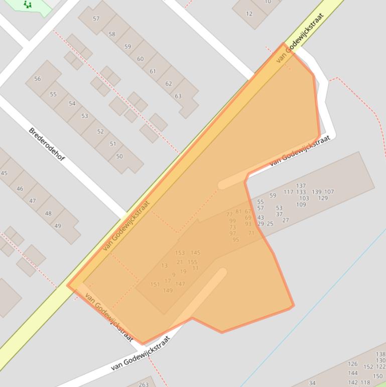 Kaart van postcodegebied 3341VG.