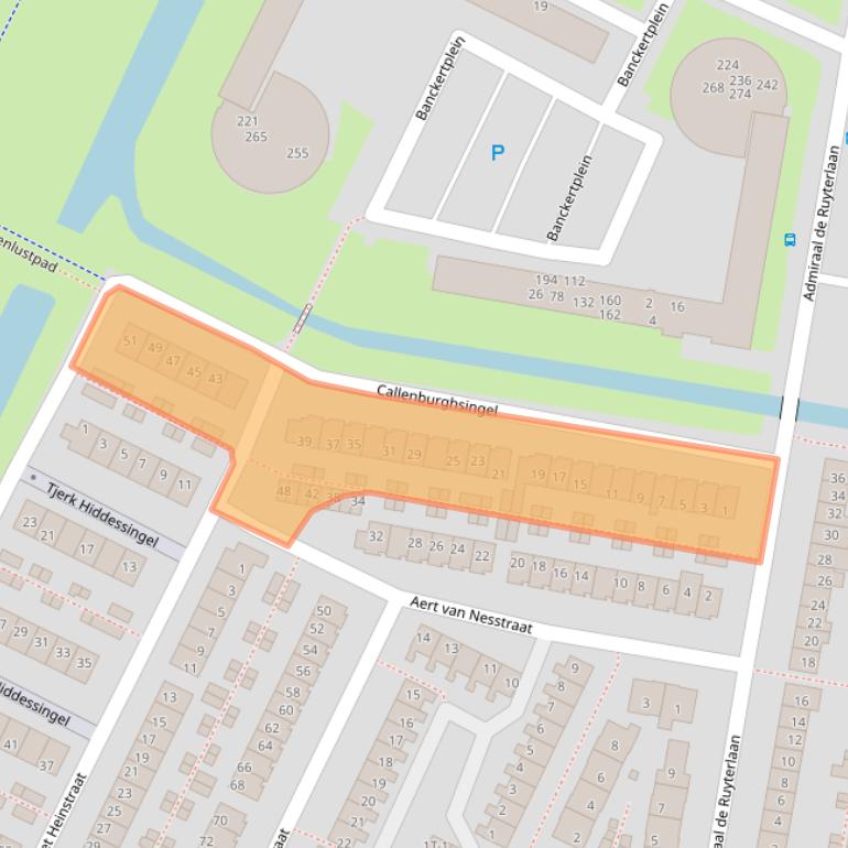 Kaart van postcodegebied 3342CC.
