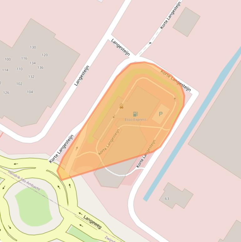 Kaart van postcodegebied 3342LH.