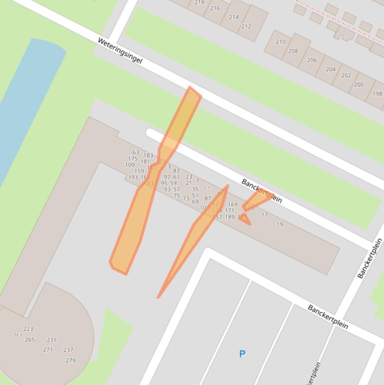 Kaart van postcodegebied 3342TE.